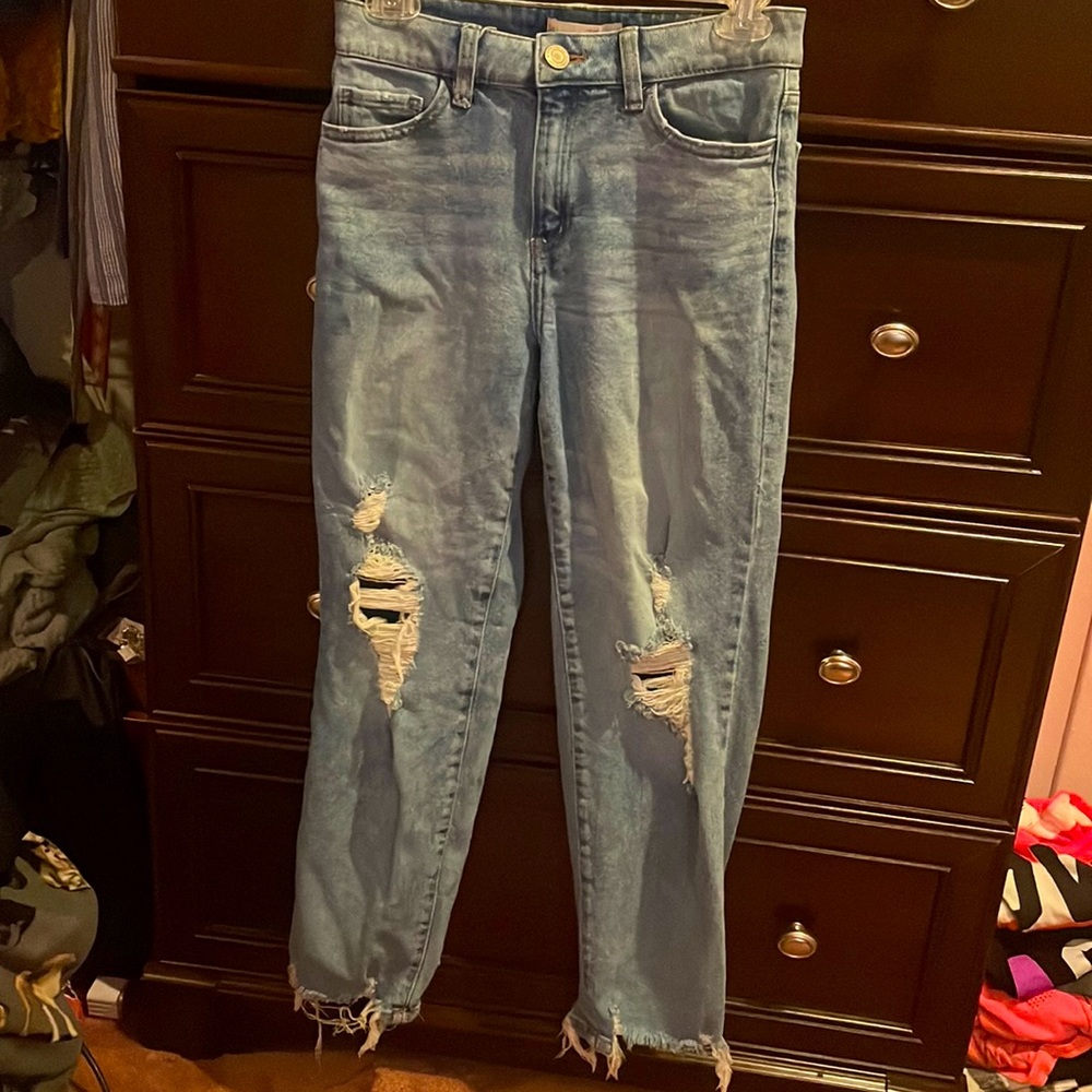 High rise jeans